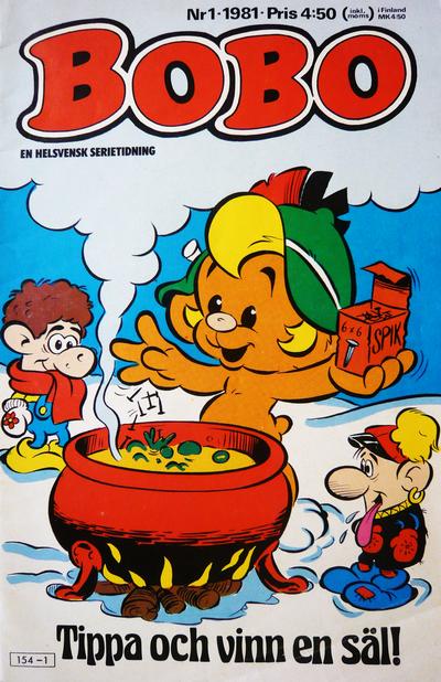 Cover for Bobo (Semic, 1978 series) #1/1981
