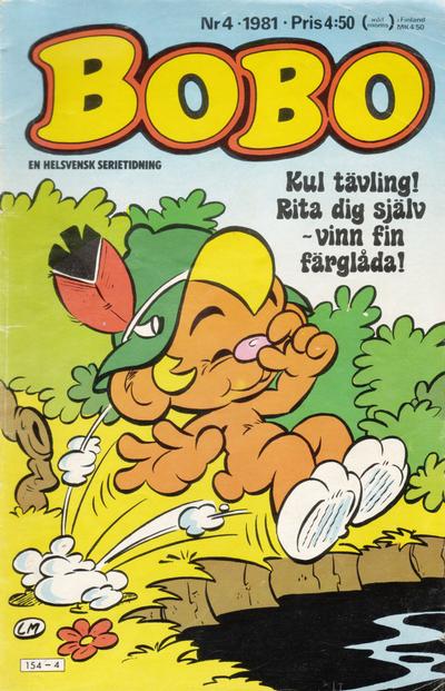 Cover for Bobo (Semic, 1978 series) #4/1981