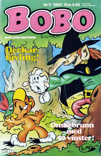 Cover for Bobo (Semic, 1978 series) #5/1982