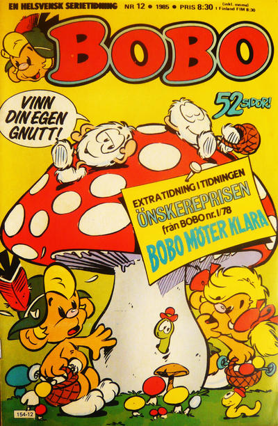 Cover for Bobo (Semic, 1978 series) #12/1985