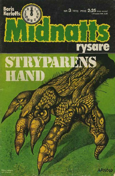 Cover for Boris Karloffs midnattsrysare (Semic, 1972 series) #3/1973