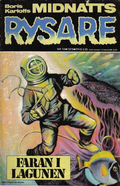 Cover for Boris Karloffs midnattsrysare (Semic, 1972 series) #13/1973