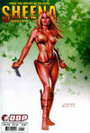 Cover for Sheena: Queen of the Jungle (Devil's Due Publishing, 2007 series) #4 [Cover A Joe Linsner]