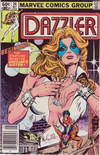 Cover for Dazzler (Marvel, 1981 series) #26 [Newsstand]