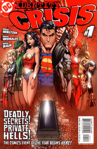 Cover for Identity Crisis (DC, 2004 series) #1 [Fourth Printing]