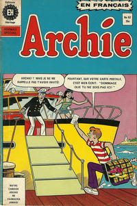 Cover for Archie (Editions Héritage, 1971 series) #62