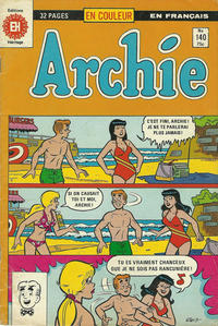 Cover Thumbnail for Archie (Editions Héritage, 1971 series) #140