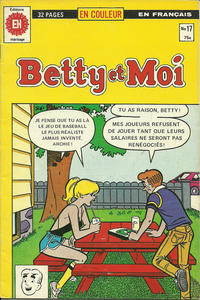Cover Thumbnail for Betty et Moi (Editions Héritage, 1979 series) #17