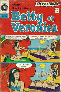 Cover Thumbnail for Betty et Véronica (Editions Héritage, 1971 series) #55