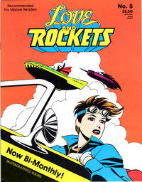 Cover for Love and Rockets (Fantagraphics, 1982 series) #5 [Second Printing]