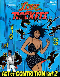 Cover Thumbnail for Love and Rockets (Fantagraphics, 1982 series) #6 [Second Printing]