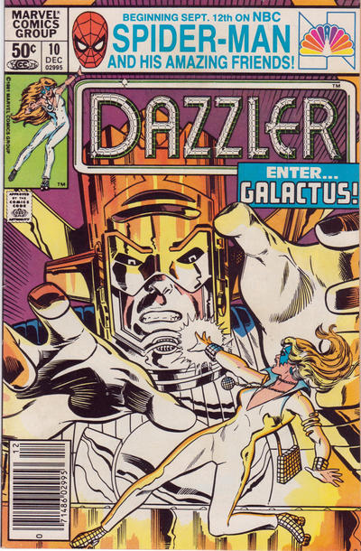 Cover for Dazzler (Marvel, 1981 series) #10 [Newsstand]
