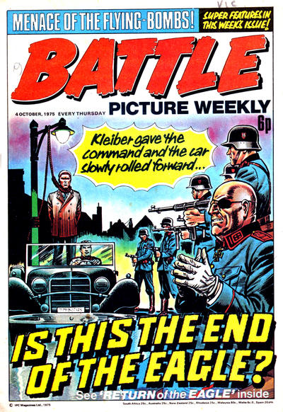 Cover for Battle Picture Weekly (IPC, 1975 series) #4 October 1975 [31]