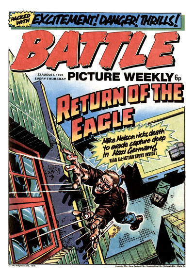 Cover for Battle Picture Weekly (IPC, 1975 series) #23 August 1975 [25]