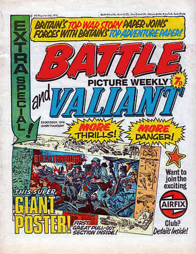 Cover for Battle Picture Weekly and Valiant (IPC, 1976 series) #23 October 1976 [86]