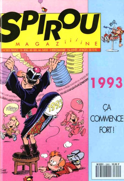 Cover for Spirou (Dupuis, 1947 series) #2855