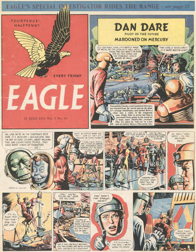 Cover for Eagle (Hulton Press, 1950 series) #v3#16