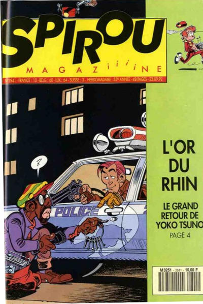 Cover for Spirou (Dupuis, 1947 series) #2841