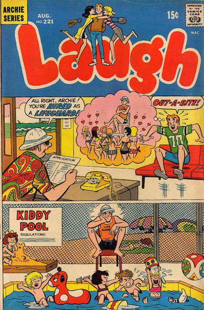 Cover for Laugh Comics (Archie, 1946 series) #221