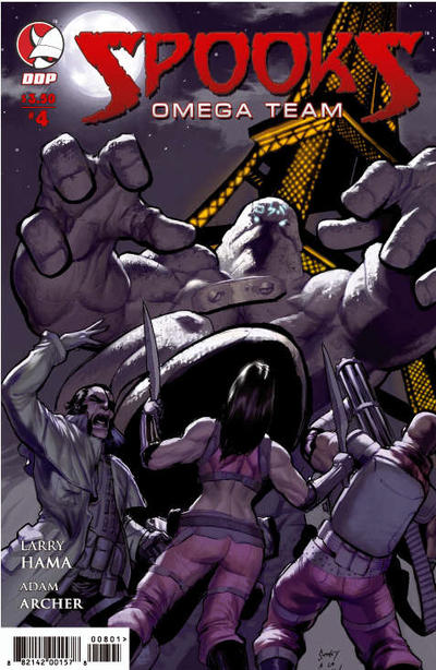 Cover for Spooks: Omega Team (Devil's Due Publishing, 2008 series) #4 [Cover A Tim Seeley]