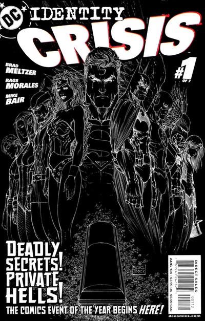 Cover for Identity Crisis (DC, 2004 series) #1 [Second Printing]