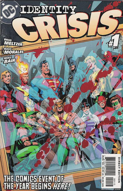 Cover for Identity Crisis (DC, 2004 series) #1 [Third Printing]