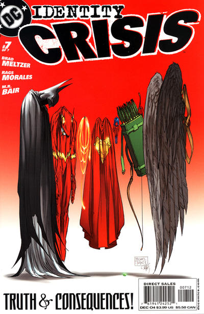 Cover for Identity Crisis (DC, 2004 series) #7 [Second Printing]