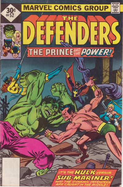 Cover for The Defenders (Marvel, 1972 series) #52 [Whitman]