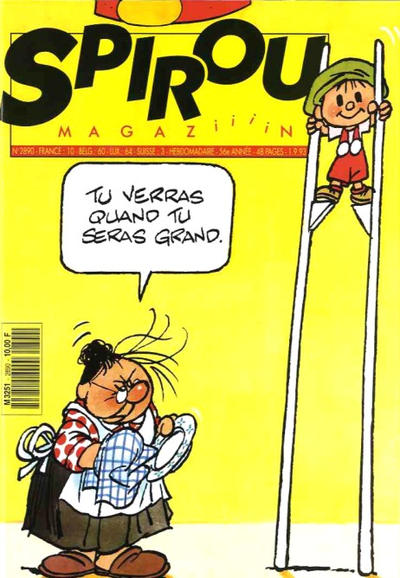 Cover for Spirou (Dupuis, 1947 series) #2890