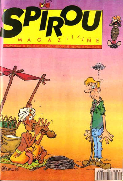 Cover for Spirou (Dupuis, 1947 series) #2892