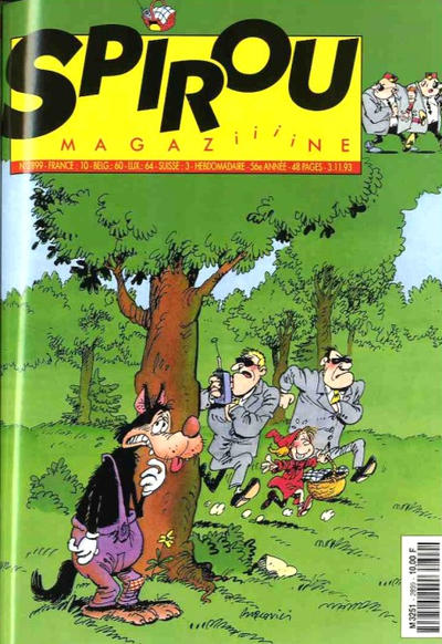 Cover for Spirou (Dupuis, 1947 series) #2899