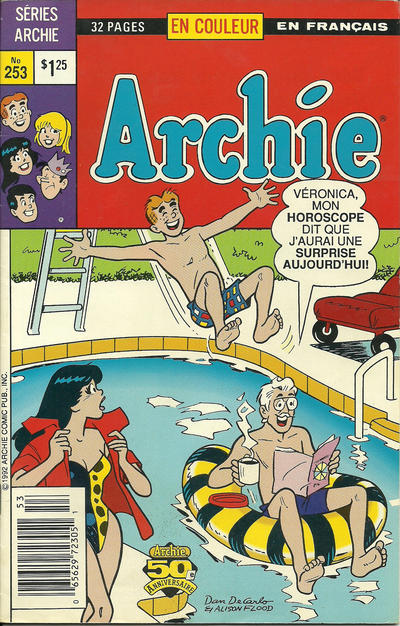 Cover for Archie (Editions Héritage, 1971 series) #253