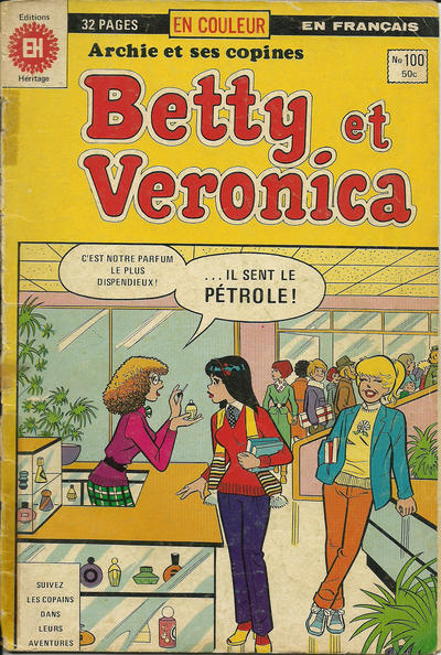 Cover for Betty et Véronica (Editions Héritage, 1971 series) #100
