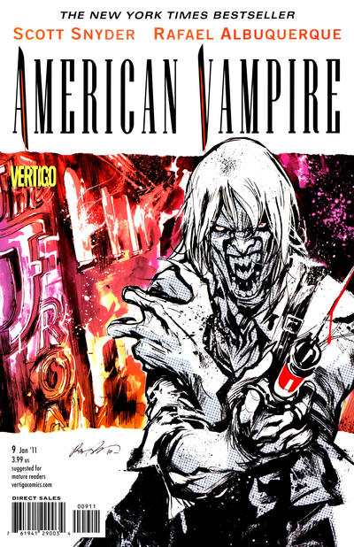Cover for American Vampire (DC, 2010 series) #9