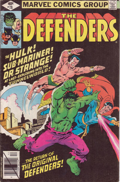 Cover for The Defenders (Marvel, 1972 series) #78 [Direct]