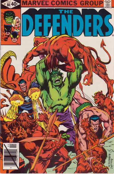 Cover for The Defenders (Marvel, 1972 series) #80 [Direct]
