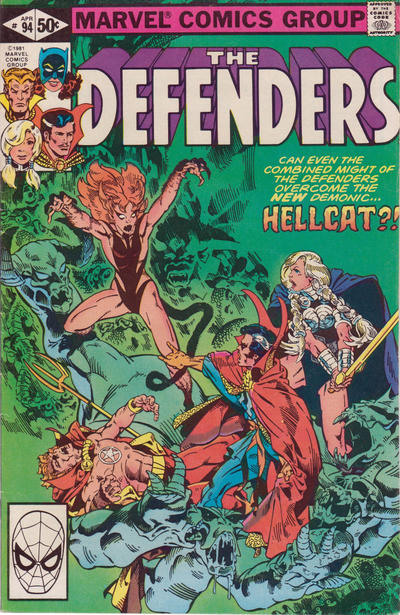 Cover for The Defenders (Marvel, 1972 series) #94 [Direct]