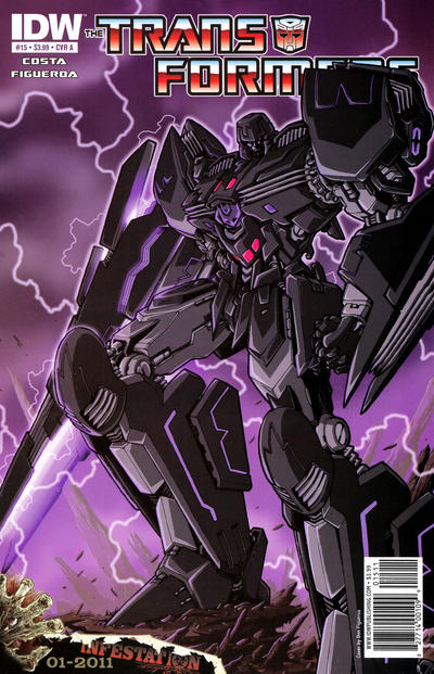 Cover for The Transformers (IDW, 2009 series) #15 [Cover A]