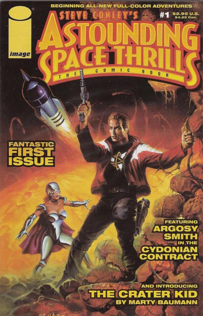 Cover for Astounding Space Thrills: The Comic Book (Image, 2000 series) #1 [Virgin Cover]