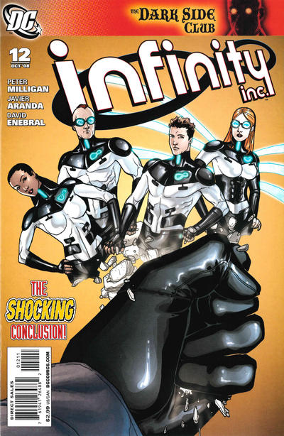 Cover for Infinity Inc. (DC, 2007 series) #12