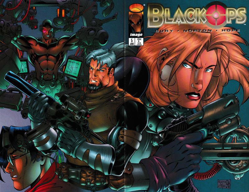 Cover for Black Ops (Image, 1996 series) #5 [Shire Cover - Norton]