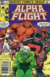 Cover for Alpha Flight (Marvel, 1983 series) #2 [Newsstand]