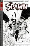 Cover Thumbnail for Spawn (1992 series) #200 [Black and White Cover by Jim Lee]