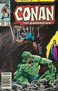Cover Thumbnail for Conan the Barbarian (Marvel, 1970 series) #156 [Newsstand]