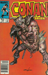Cover for Conan the Barbarian (Marvel, 1970 series) #163 [Newsstand]