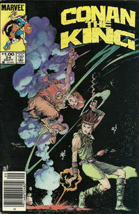 Cover Thumbnail for Conan the King (Marvel, 1984 series) #24 [Newsstand]