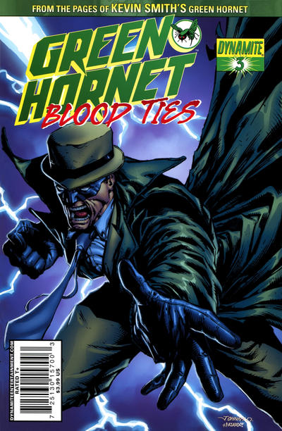 Cover for Green Hornet: Blood Ties (Dynamite Entertainment, 2010 series) #3 [Main Cover]