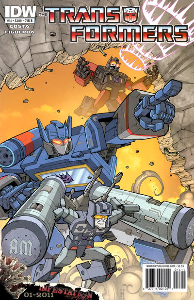 Cover for The Transformers (IDW, 2009 series) #14 [Cover B]