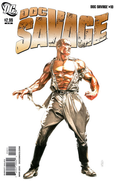 Cover for Doc Savage (DC, 2010 series) #10