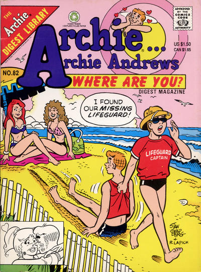 Cover for Archie... Archie Andrews, Where Are You? Comics Digest Magazine (Archie, 1977 series) #82 [Direct]